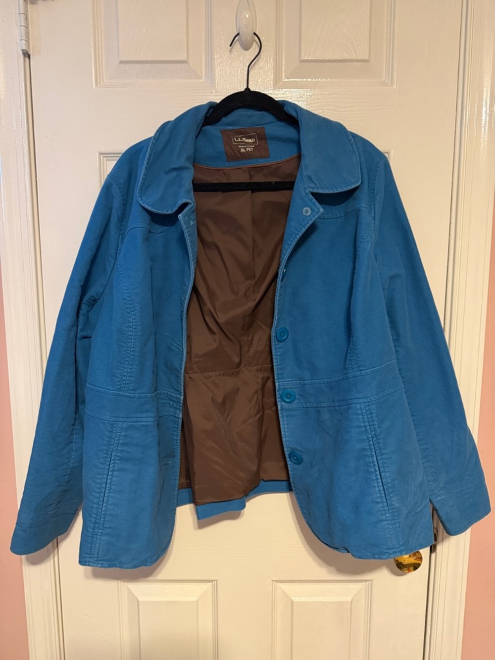 L.L. Bean Bright Teal Women's Jean Jacket